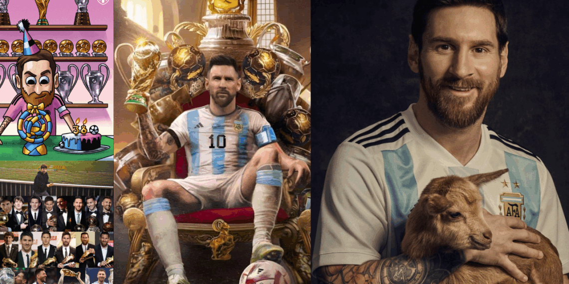 Festejan cumpleaños de Messi en redes sociales.
