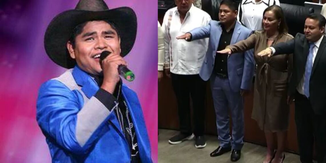 Erasmo Catarino, ganador de La Academia rinde protesta como senador