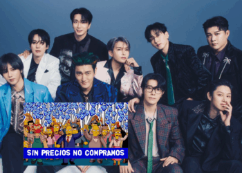 Fans de Super Junior protestan contra Ocesa por no dar los precios de los boletos para su concierto.