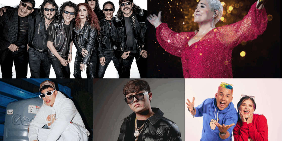 Conoce el cartel final de artistas que estarán presentes en la Feria Carmen 2025.