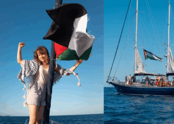 Greta Thunberg junto a 11 activistas realizan travesía en un barco rumbo a Gaza.