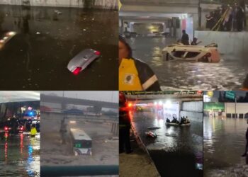 Impresionantes videos de la inundación de la CDMX