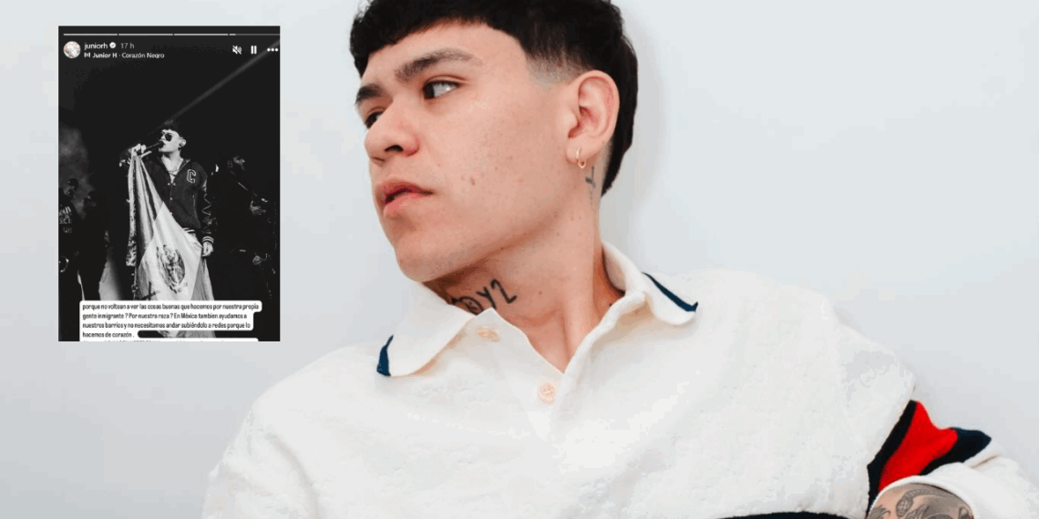 Junior H arremete contra el Gobierno de Morelos por cancelar su concierto.