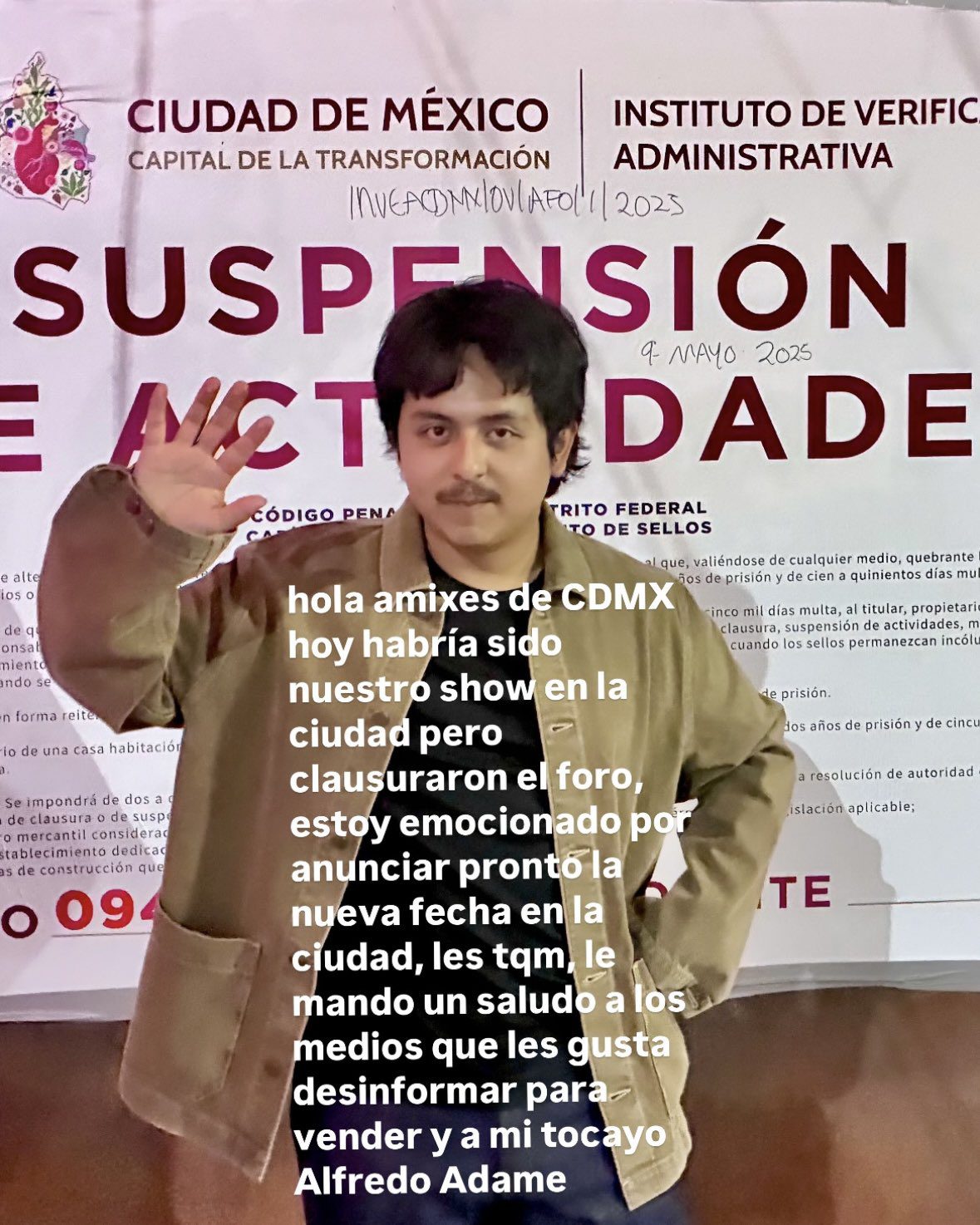 clausuran foro donde se presentaría Macario Martínez.