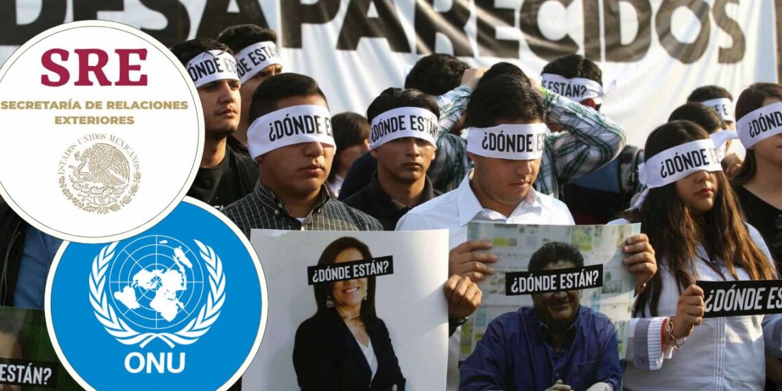 SRE rechaza que en México haya desapariciones forzadas sistemáticas como señala la ONU