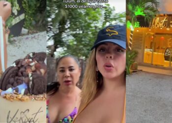 ¡Mil pesos por dos helados! Influencer exhibe altos precios en Tulum