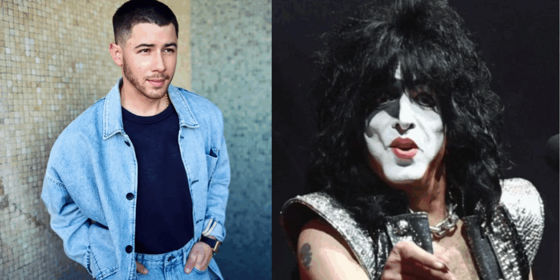 Nick Jonas podría estar interpretando el papel de Paul Stanley de Kiss en la biopic que prepara la agrupación.