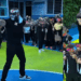 Penta Zero Miedo regresa a visitar a la que fue su escuela en Ecatepec.