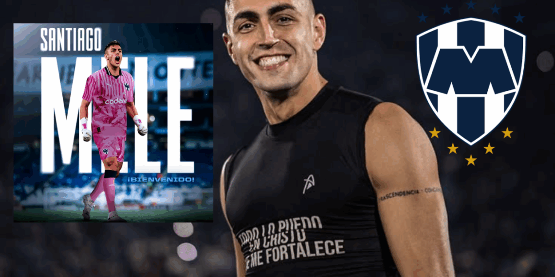 Santiago Mele es el nuevo portero del club Rayados de Monterrey.