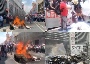 SEP condena la violencia en protestas de la CNTE