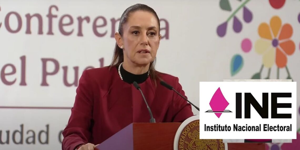 Claudia Sheinbaum descarta reforma para eliminar autonomía del INE