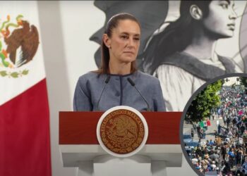 Sheinbaum pide a EU que se respeten derechos en redadas contra migrantes y condena violencia de protestas