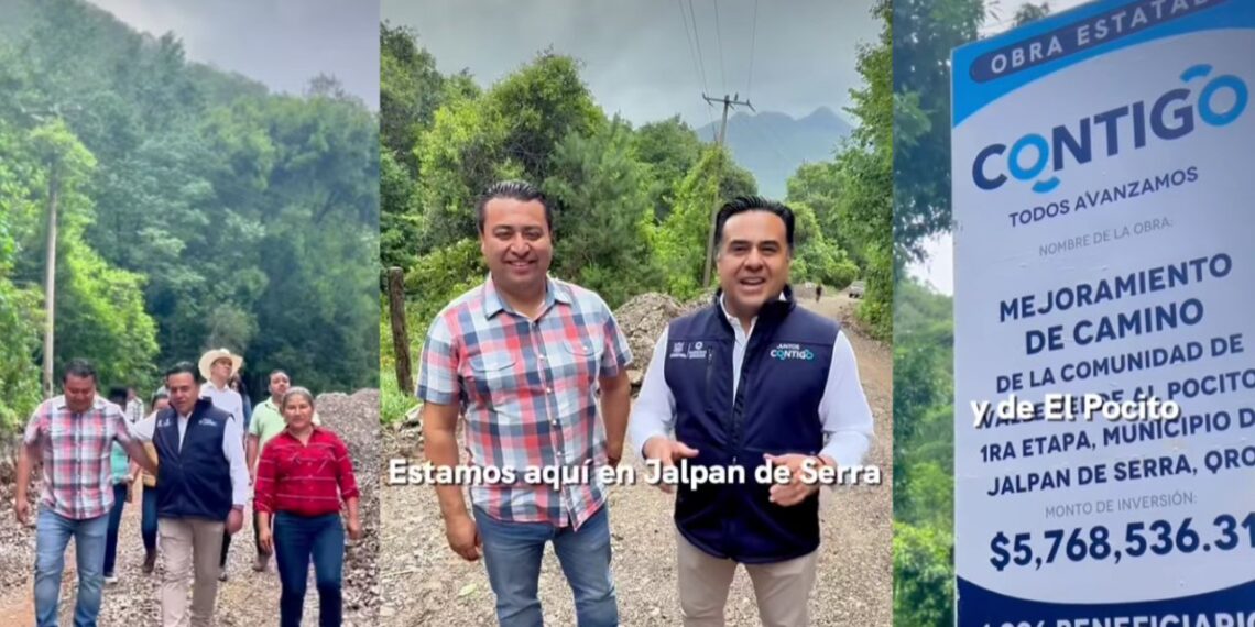 Supervisa Luis Nava obras y programas sociales en Jalpan de Serra, Querétaro