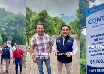 Supervisa Luis Nava obras y programas sociales en Jalpan de Serra, Querétaro