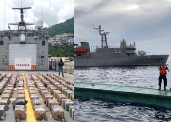 Marina decomisa submarino con cocaína
