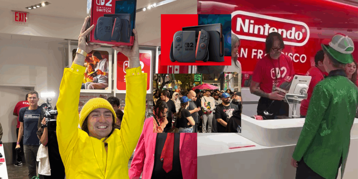 Ha dado inicio la venta de la Nintendo Switch 2 y fans hacen filas en tiendas.
