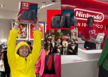Ha dado inicio la venta de la Nintendo Switch 2 y fans hacen filas en tiendas.