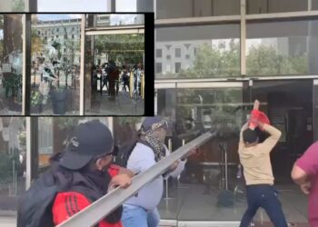 VIDEO CETEG vandaliza Secretaría del Bienestar en CDMX