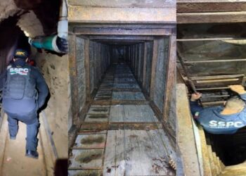 VIDEO: Localizan túnel en Tijuana que conectaba con EU; era utilizado para traficar drogas  