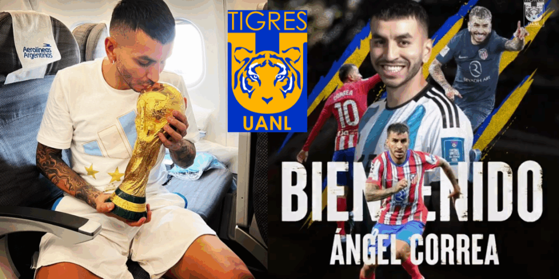 Ángel Correa es nuevo jugador de Tigres UANL.