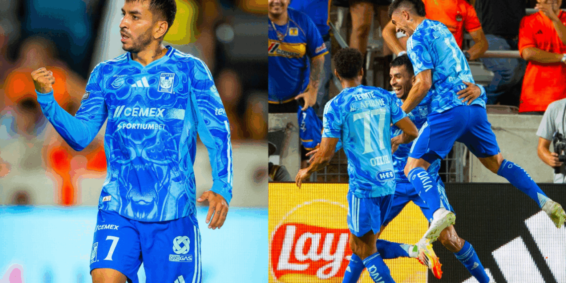 Ángel Correa ya hizo su debut goleador con los Tigres UANL, marcando un doblete contra el Houston Dynamo por la primera fecha de la Leagues Cup.