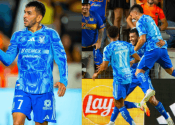 Ángel Correa ya hizo su debut goleador con los Tigres UANL, marcando un doblete contra el Houston Dynamo por la primera fecha de la Leagues Cup.