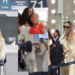 Angelina Jolie y Salma Hayek son captadas en el aeropuerto de Ciudad de México, llegan a Veracruz.