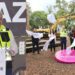 Avanzan obras en Pátzcuaro; Bedolla arranca obras en la plaza Gertrudis Bocanegra