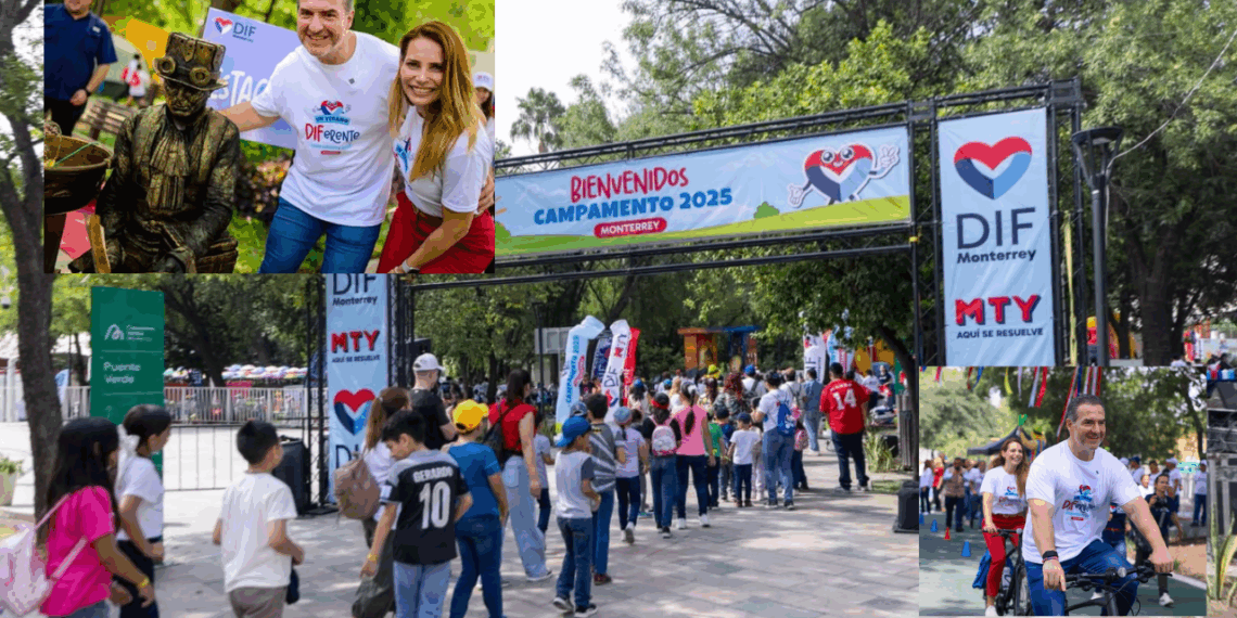 Inicia el campamento “Un Verano DIFerente” en Monterrey.