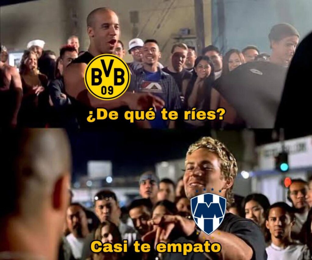 Memes por el buen rendimiento de Rayados ante el Borussia 
