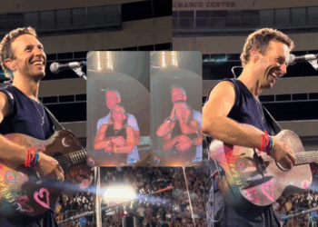 Chris Martin ahora avisa en los conciertos de Coldplay que serán grabados por sus cámaras.