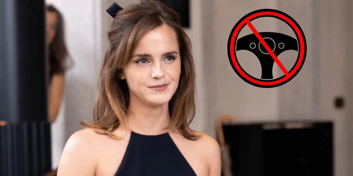 Emma Watson tiene prohibido conducir durante seis meses.