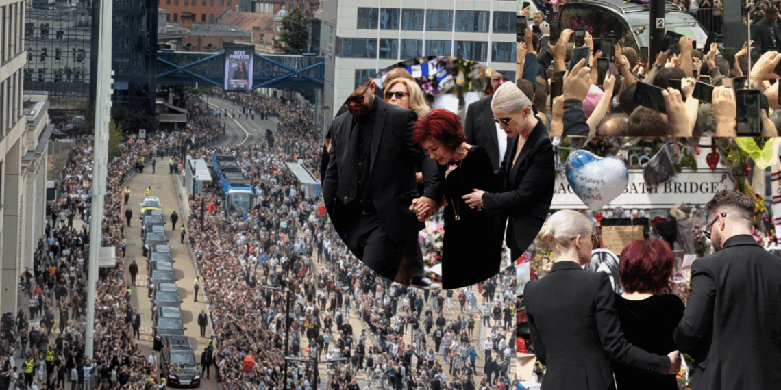 Decenas de miles de fans despiden a Ozzy Osbourne en Birmigham.