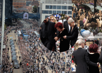 Decenas de miles de fans despiden a Ozzy Osbourne en Birmigham.