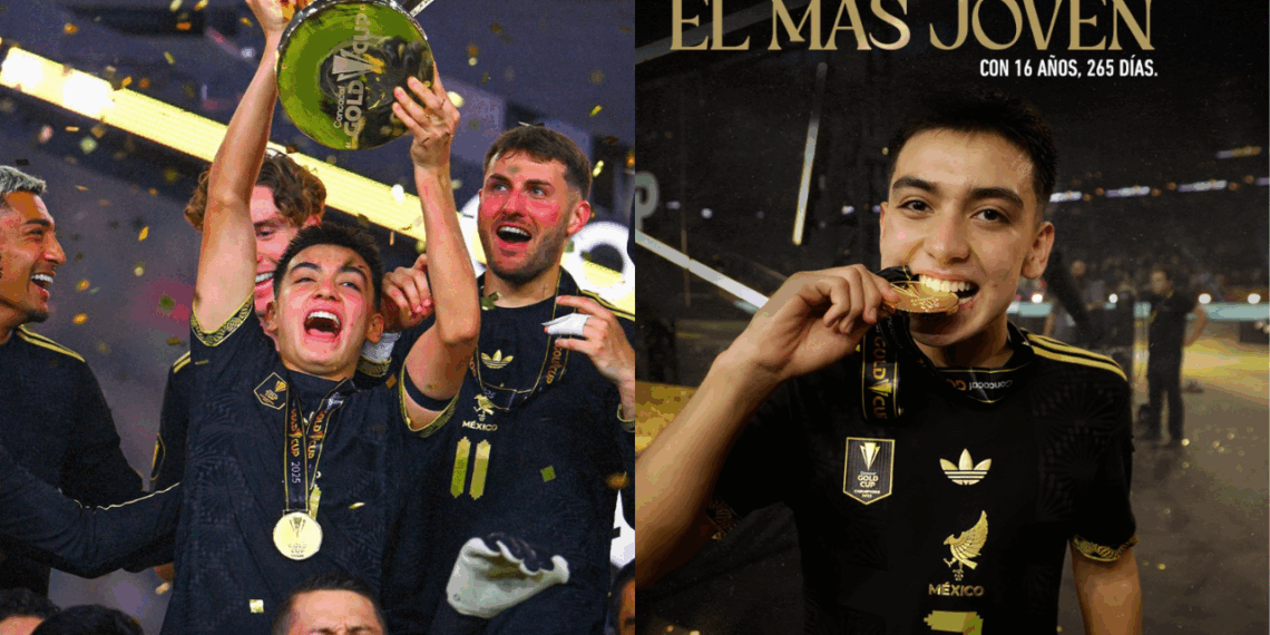 Gilberto Mora, el chico de 16 años que maravilló en la Copa de Oro con México.