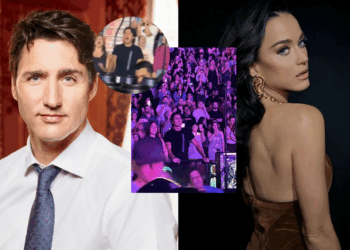 Justin Trudeau asiste al concierto de Katy Perry