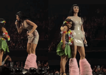 Katy Perry ayuda a niña mexicana a decir con orgullo su nacionalidad.