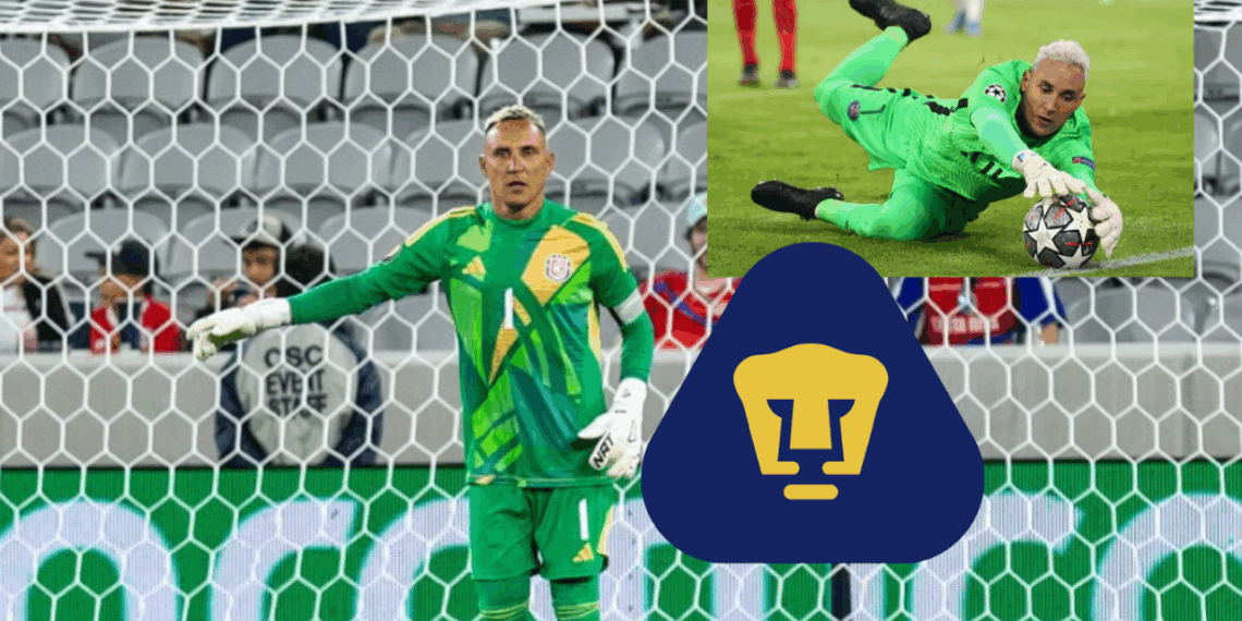 Keylor Navas estaría llegando a Pumas esta semana.