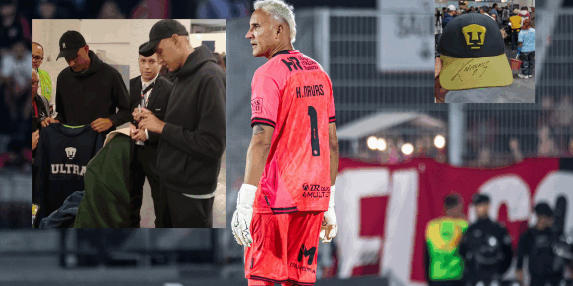 Keylor Navas llega a México para su fichaje con Pumas.