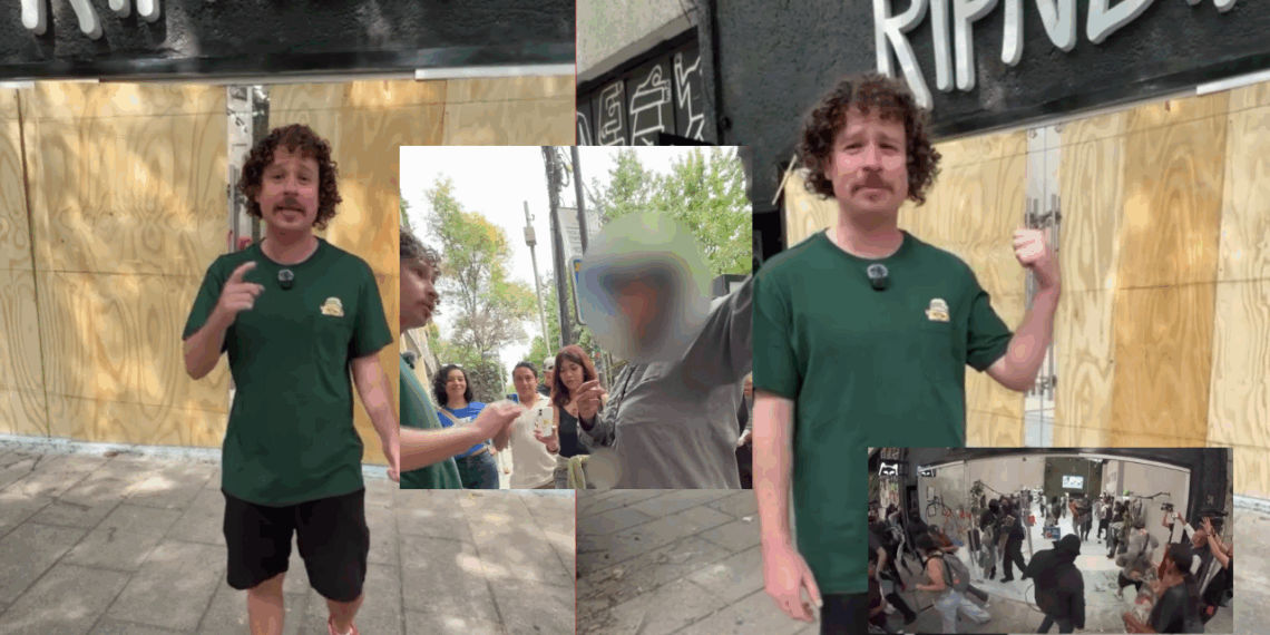 Luisito Comunica expone discución con manifestante contra la gentrificación