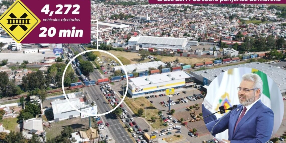 Arranca construcción del Paso Independencia en Morelia; aliviará tráfico causado por tren