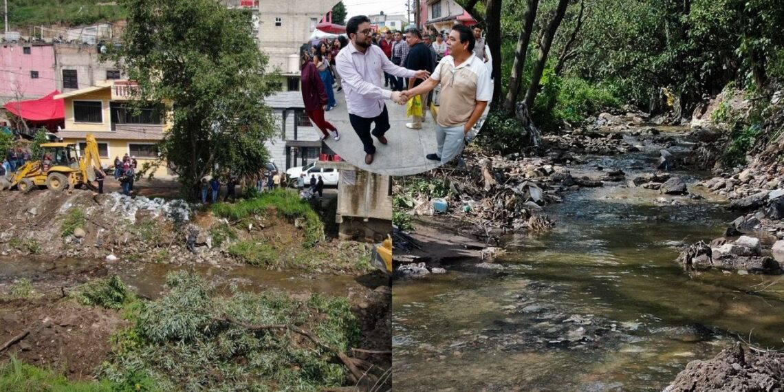 Gobierno de Naucalpan realiza jornada de limpieza del Río Verde 