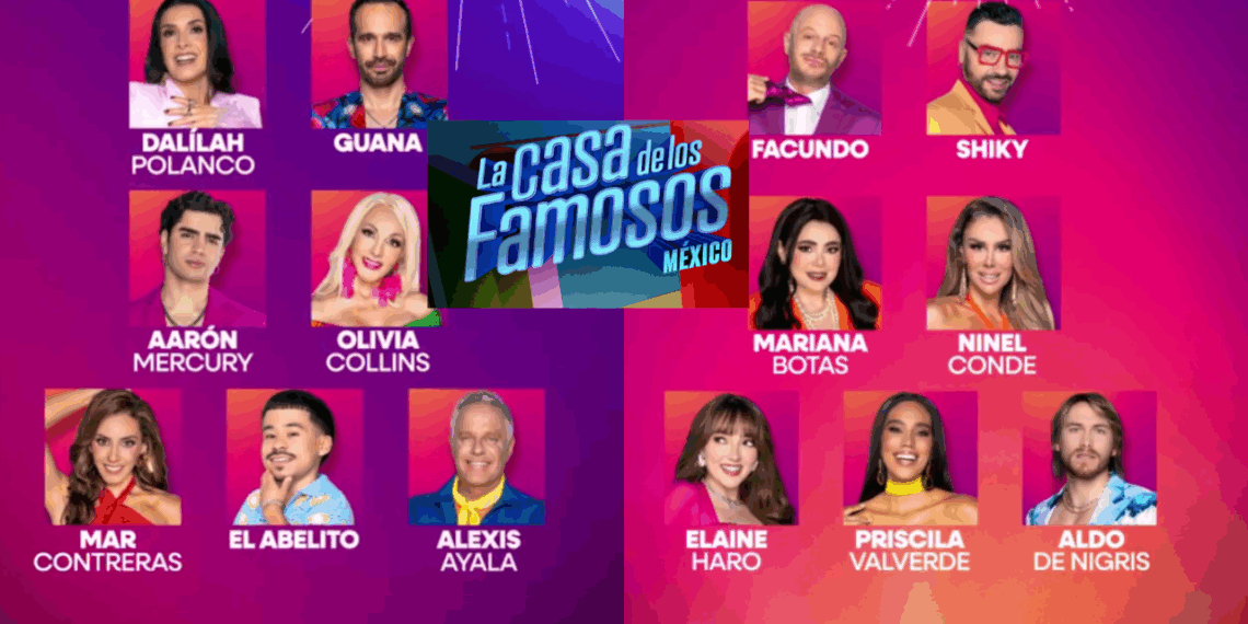 Conoce a los primeros nominados de la Casa de los Famosos México 2025.