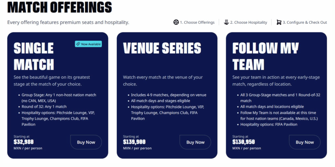 Conoce los precios para el Mundial 2026.