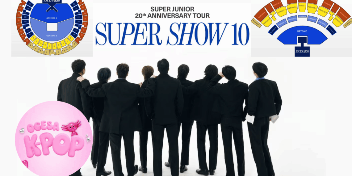 comparte los precios para el concierto de Super Junior.