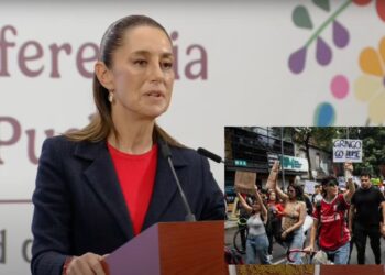 Sheinbaum condena racismo y discriminación en marcha contra la gentrificación