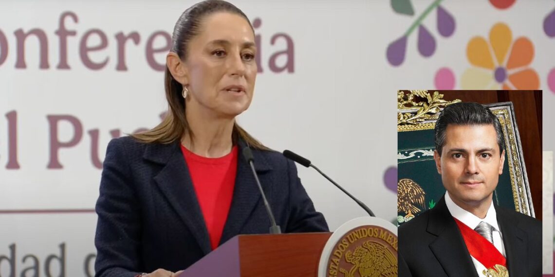 Sheinbaum reacciona a caso Pegasus y Peña Nieto 