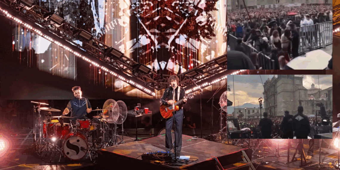 Caos en concierto de Siddhartha en Oaxaca.