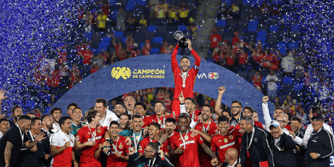 Toluca se declara campeón de campeones tras vencer al América
