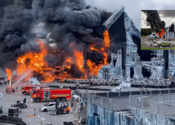 Fuerte incendio a pocos días del festival Tomorrowland.